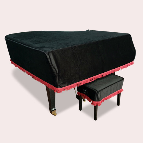 그랜드피아노 트위스트레이스 피아노 덮개/의자 커버세트 맞춤제작 #275