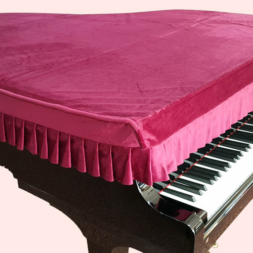 그랜드피아노 바로크식재주름 피아노 덮개/의자 커버세트 맞춤제작 #270